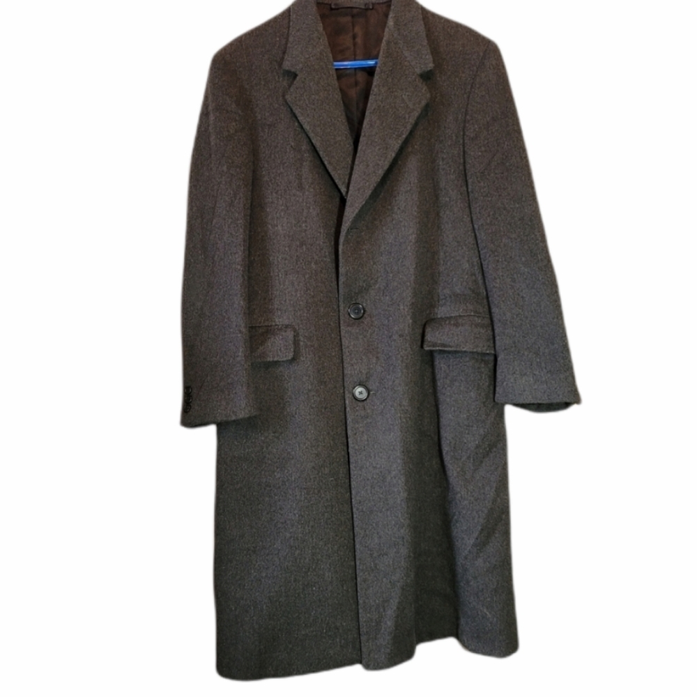 MENS VINTAGE WOOL LONG COAT
